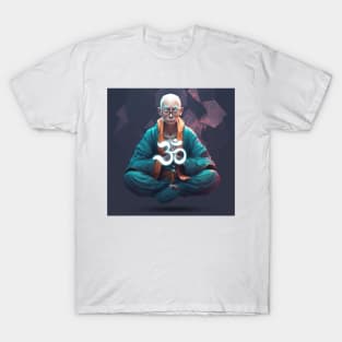 Om meditating man T-Shirt